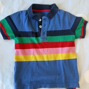 Boden Multicolor Striped Kids Polo Shirt